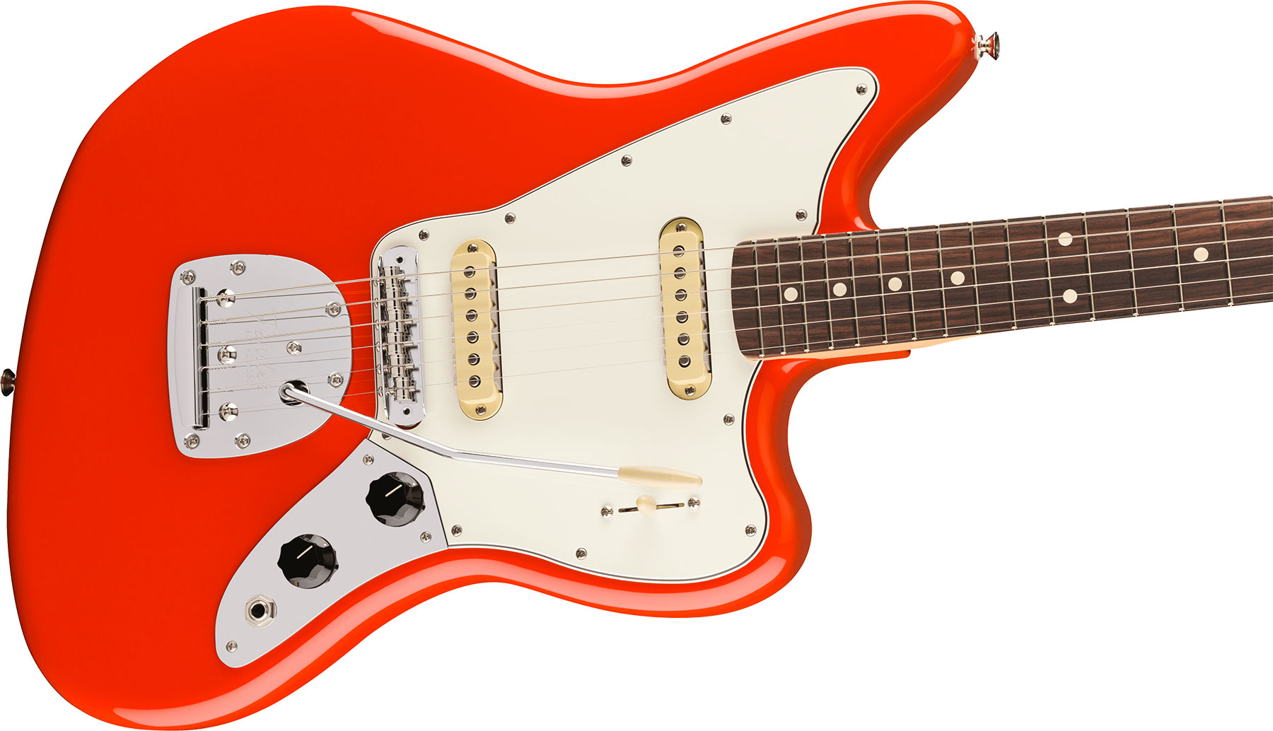 Fender Jaguar Player Ii Mex 2s Trem Rw - Coral Red - Guitarra electrica retro rock - Variation 2