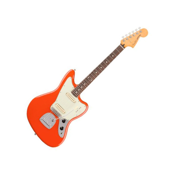 Fender Jaguar Player Ii Mex Trem 2s Rw - Rallye Orange - Guitarra electrica retro rock - Variation 1