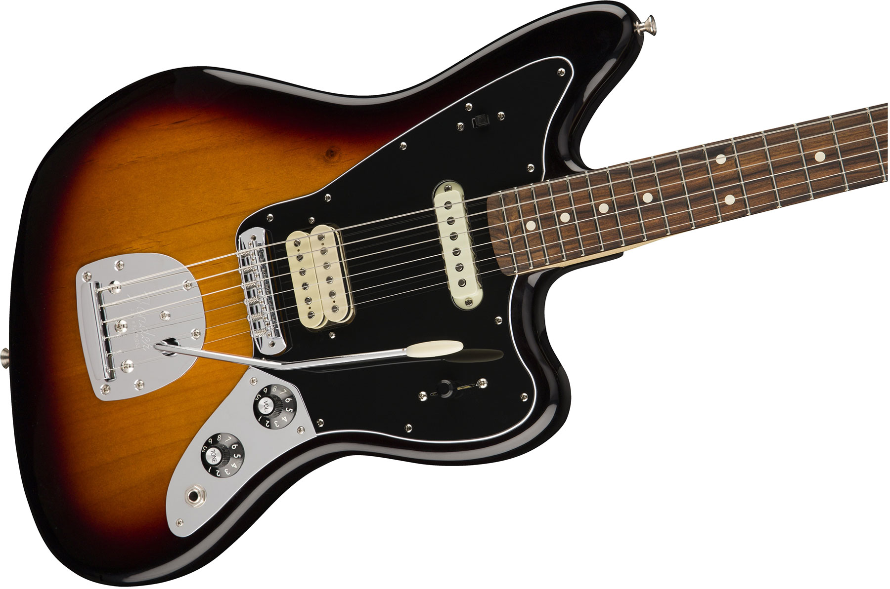 Fender Jaguar Player Mex Hs Pf - 3-color Sunburst - Guitarra electrica retro rock - Variation 2