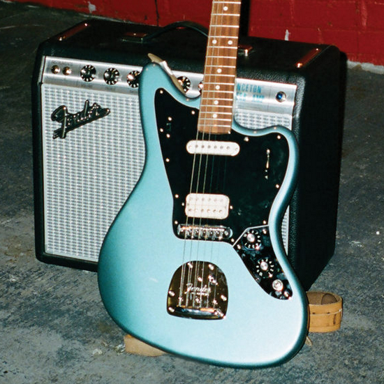 Fender Jaguar Player Mex Hs Trem Pf - Tidepool - Guitarra electrica retro rock - Variation 5