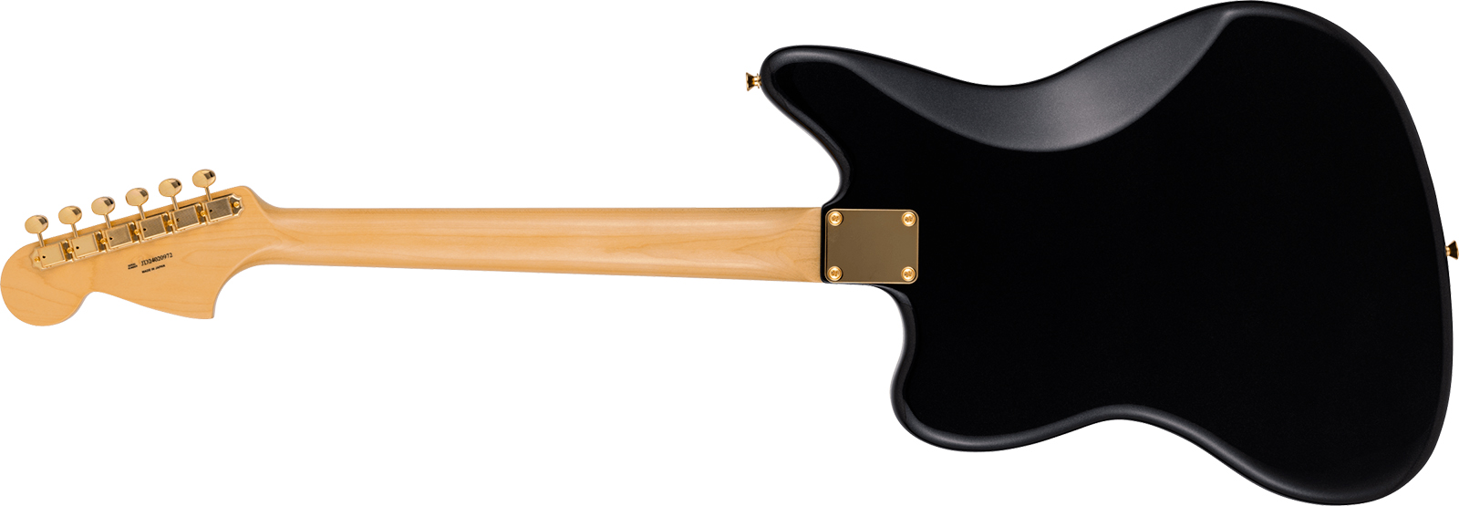 Fender Jaguar Traditional 60s Mij Ltd Jap Shsc 2s Trem Rw - Black Pearl - Guitarra electrica retro rock - Variation 1