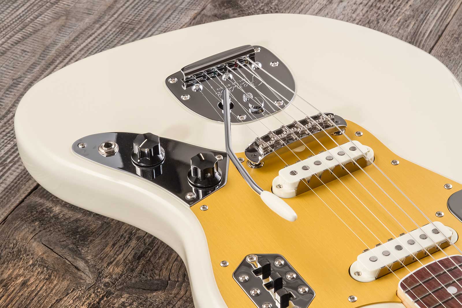 Fender Jaguar Traditional Ii 60s Japan 2s Trem Rw - Olympic White - Guitarra electrica retro rock - Variation 6