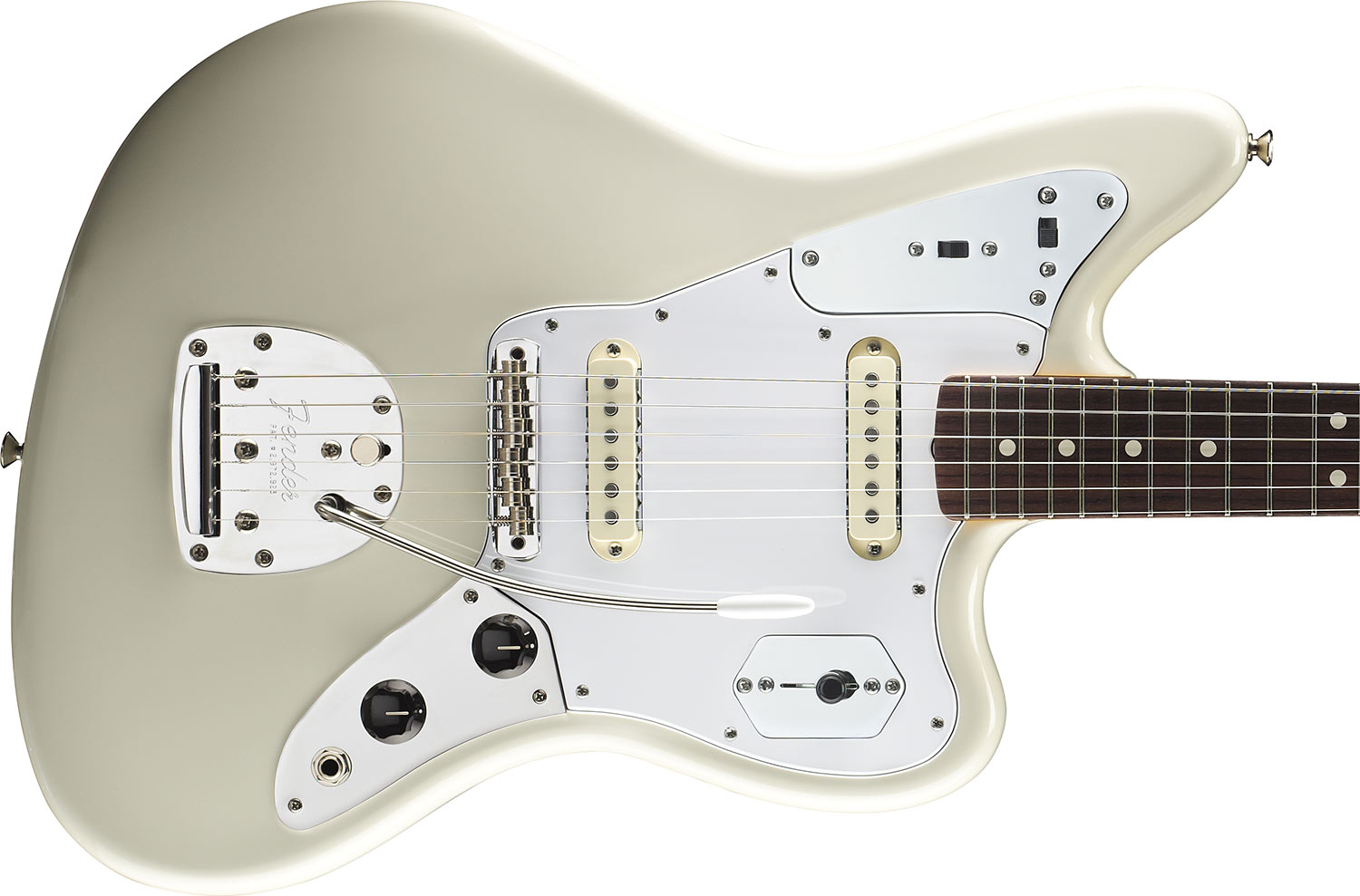 Fender Jaguar Johnny Marr Artist Usa Rw 2016 - Olympic White - Guitarra electrica retro rock - Variation 2