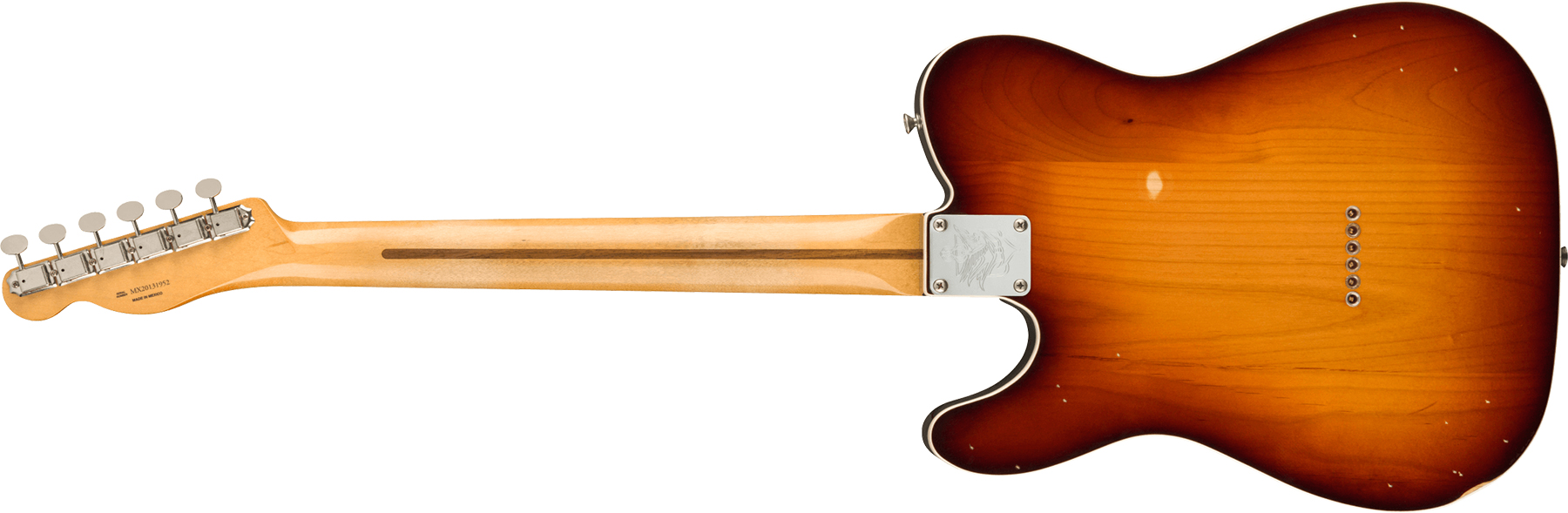 Fender Jason Isbell Tele Custom Signature Rw +housse - Road Worn 3-color Chocolate Burst - Guitarra eléctrica con forma de tel - Variation 1