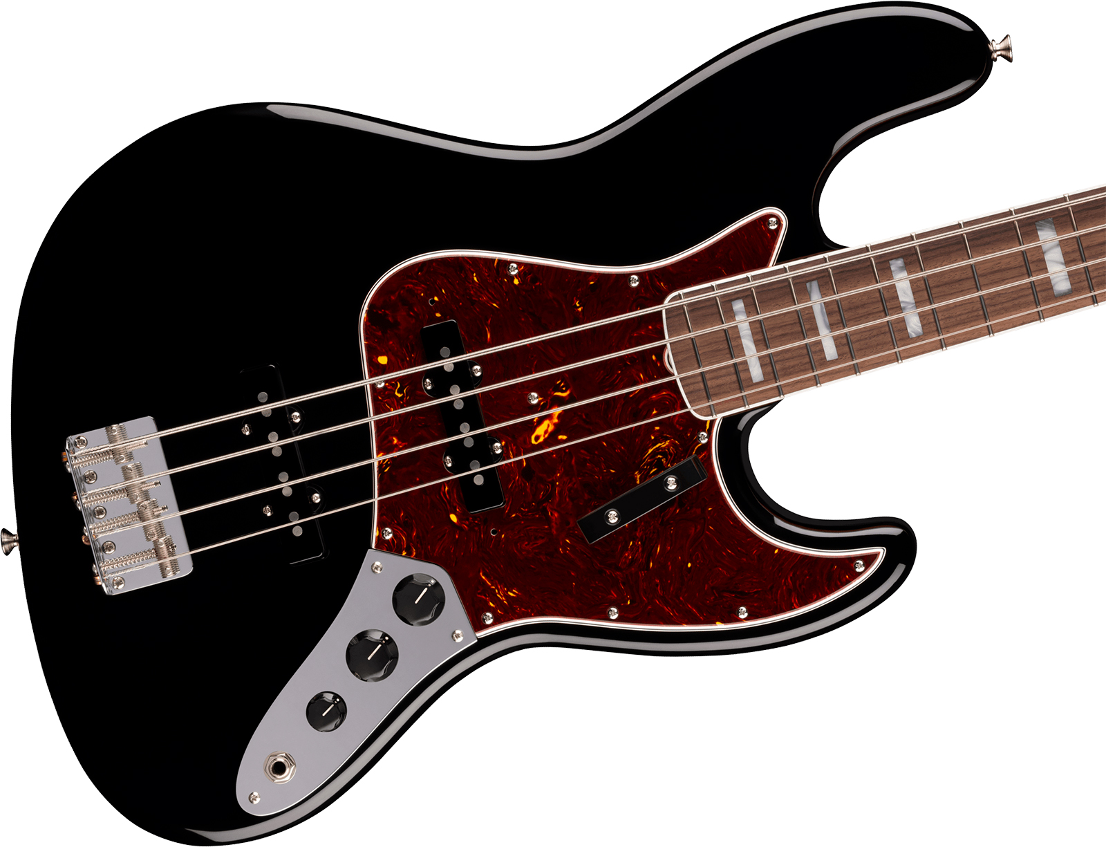 Fender Jazz Bass 1966 American Vintage Ii Ltd Usa Rw - Black - Bajo eléctrico de cuerpo sólido - Variation 2