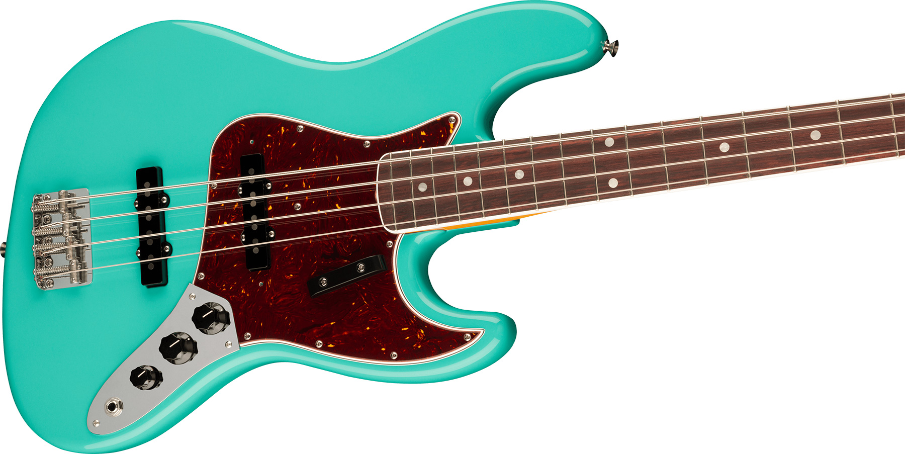 Fender Jazz Bass 1966 American Vintage Ii Usa Rw - Sea Foam Green - Bajo eléctrico de cuerpo sólido - Variation 2