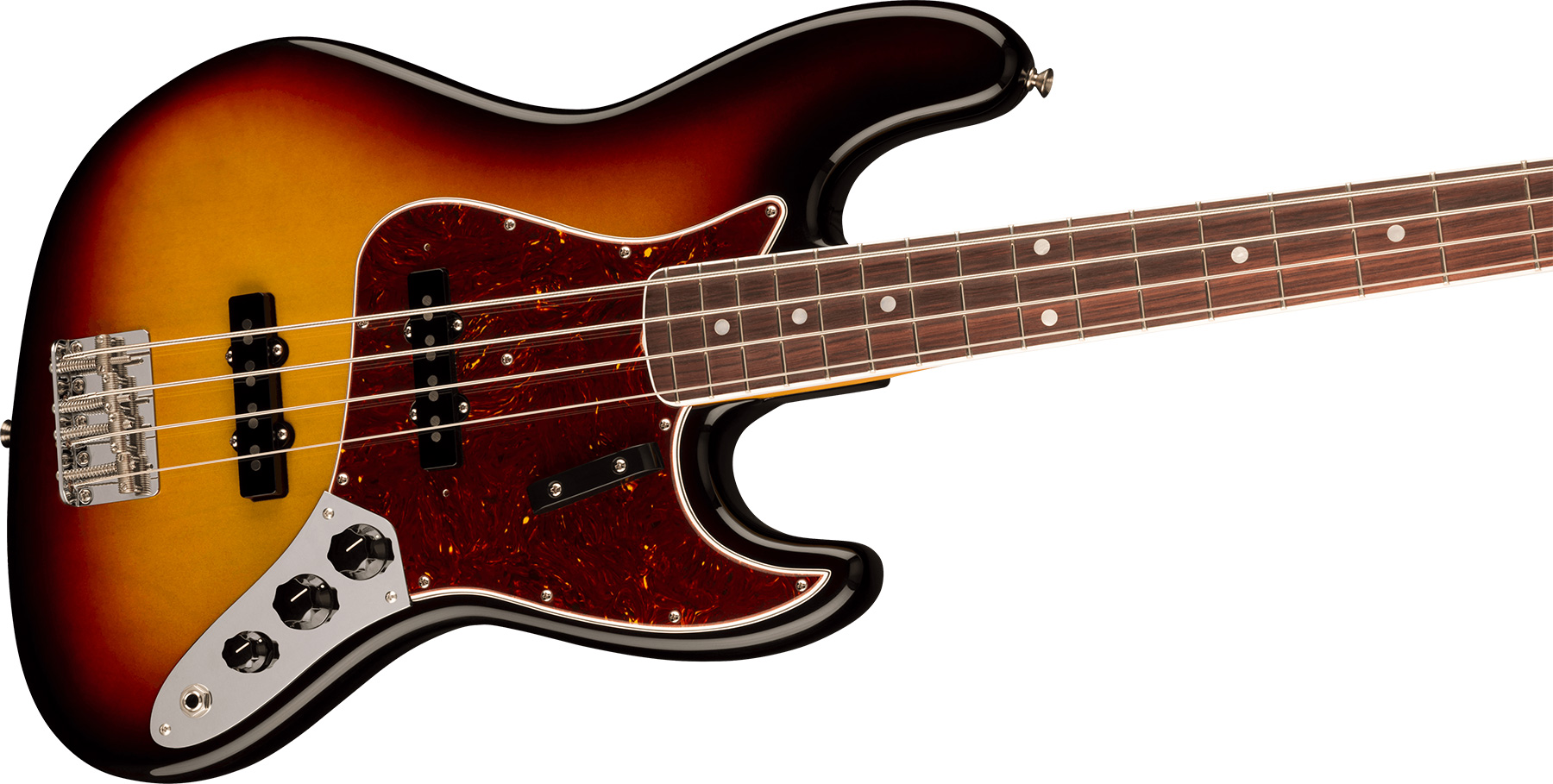 Fender Jazz Bass 1966 American Vintage Ii Usa Rw - 3-color Sunburst - Bajo eléctrico de cuerpo sólido - Variation 2
