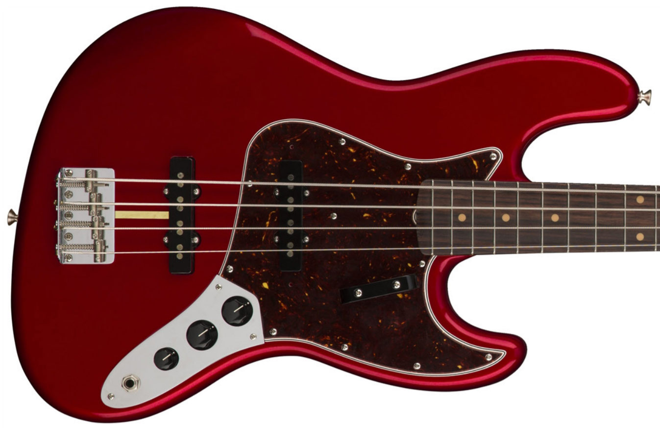 Fender Jazz Bass '60s American Original Usa Rw - Candy Apple Red - Bajo eléctrico de cuerpo sólido - Variation 1
