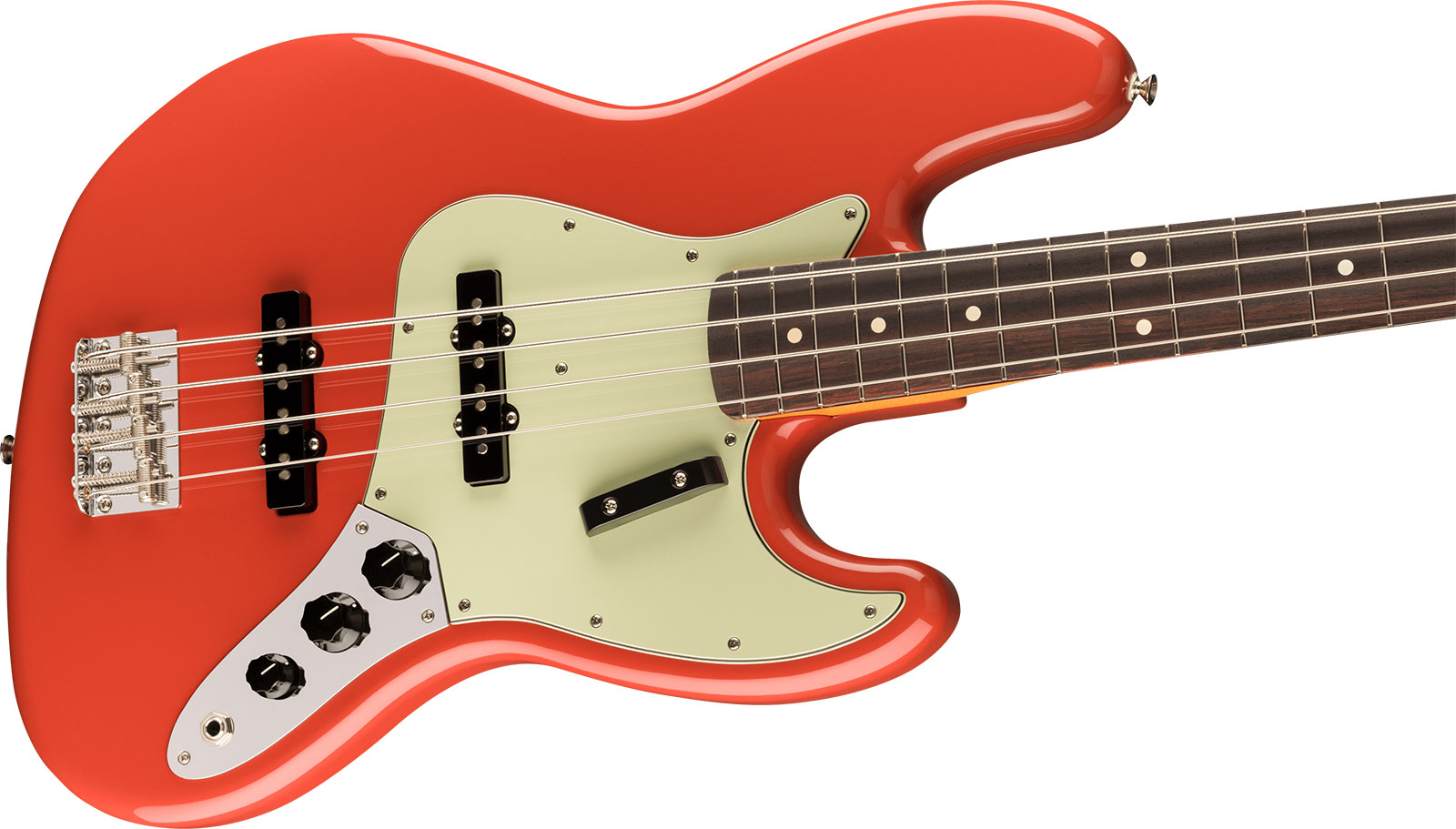 Fender Jazz Bass 60s Vintera Ii Mex Rw - Fiesta Red - Bajo eléctrico de cuerpo sólido - Variation 2