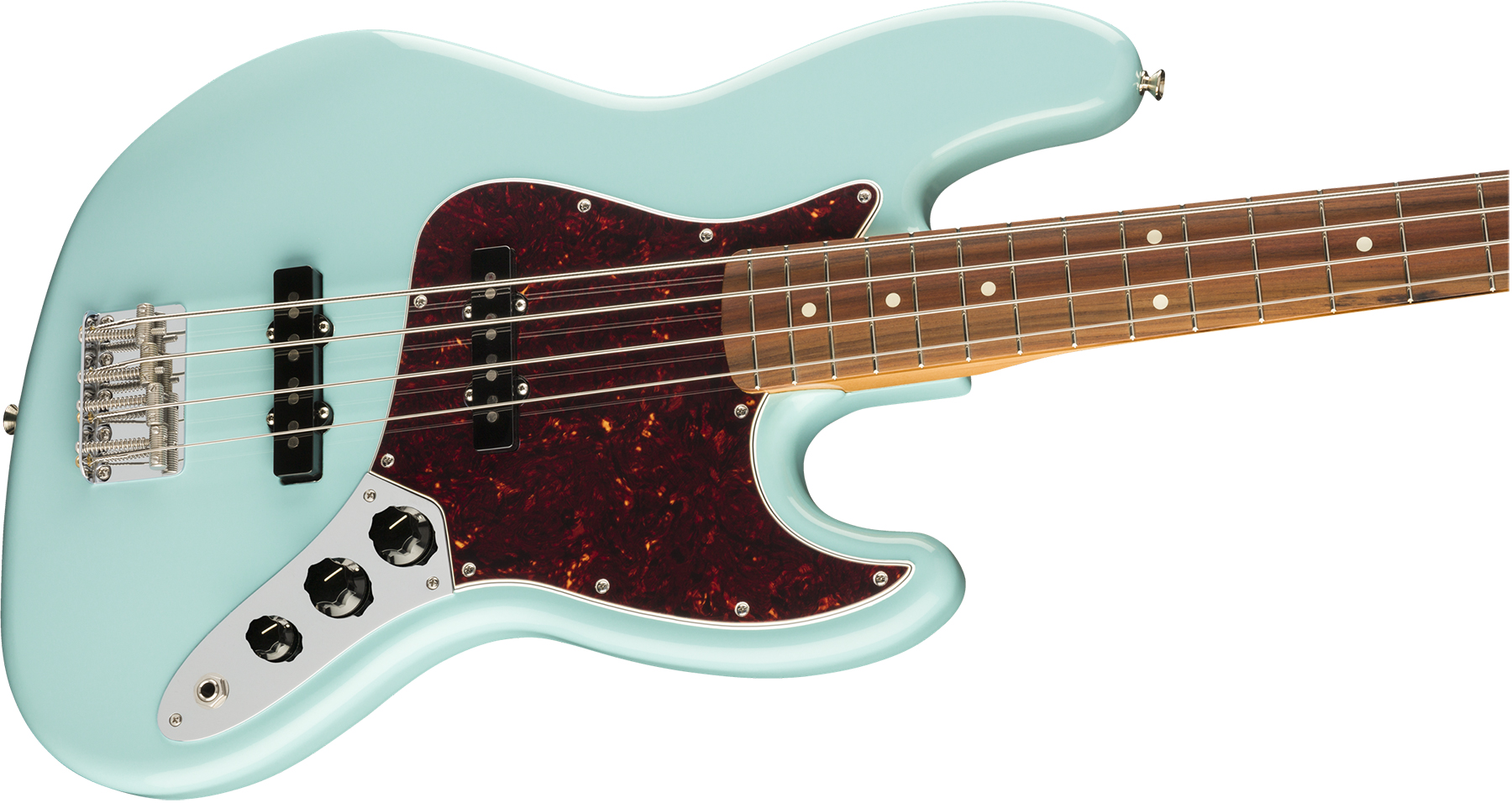 Fender Jazz Bass 60s Vintera Vintage Mex Pf - Daphne Blue - Bajo eléctrico de cuerpo sólido - Variation 2
