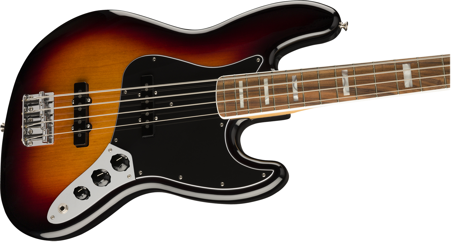 Fender Jazz Bass 70s Vintera Vintage Mex Pf - 3-color Sunburst - Bajo eléctrico de cuerpo sólido - Variation 2