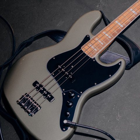 Fender Jazz Bass 70s Vintera Vintage Mex Pf - Inca Silver - Bajo eléctrico de cuerpo sólido - Variation 4