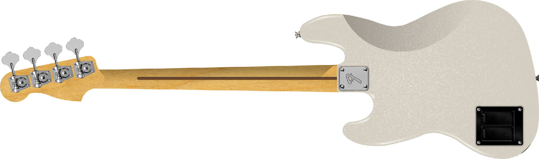 Fender Jazz Bass Active Player Ii Modified Mex Mn - Olympic Pearl - Bajo eléctrico de cuerpo sólido - Variation 1