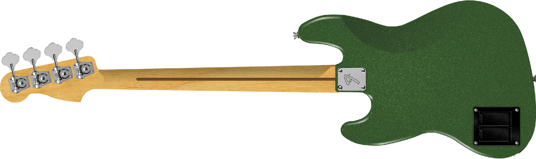Fender Jazz Bass Active Player Ii Modified Mex Rw - Harvest Green Metallic - Bajo eléctrico de cuerpo sólido - Variation 1
