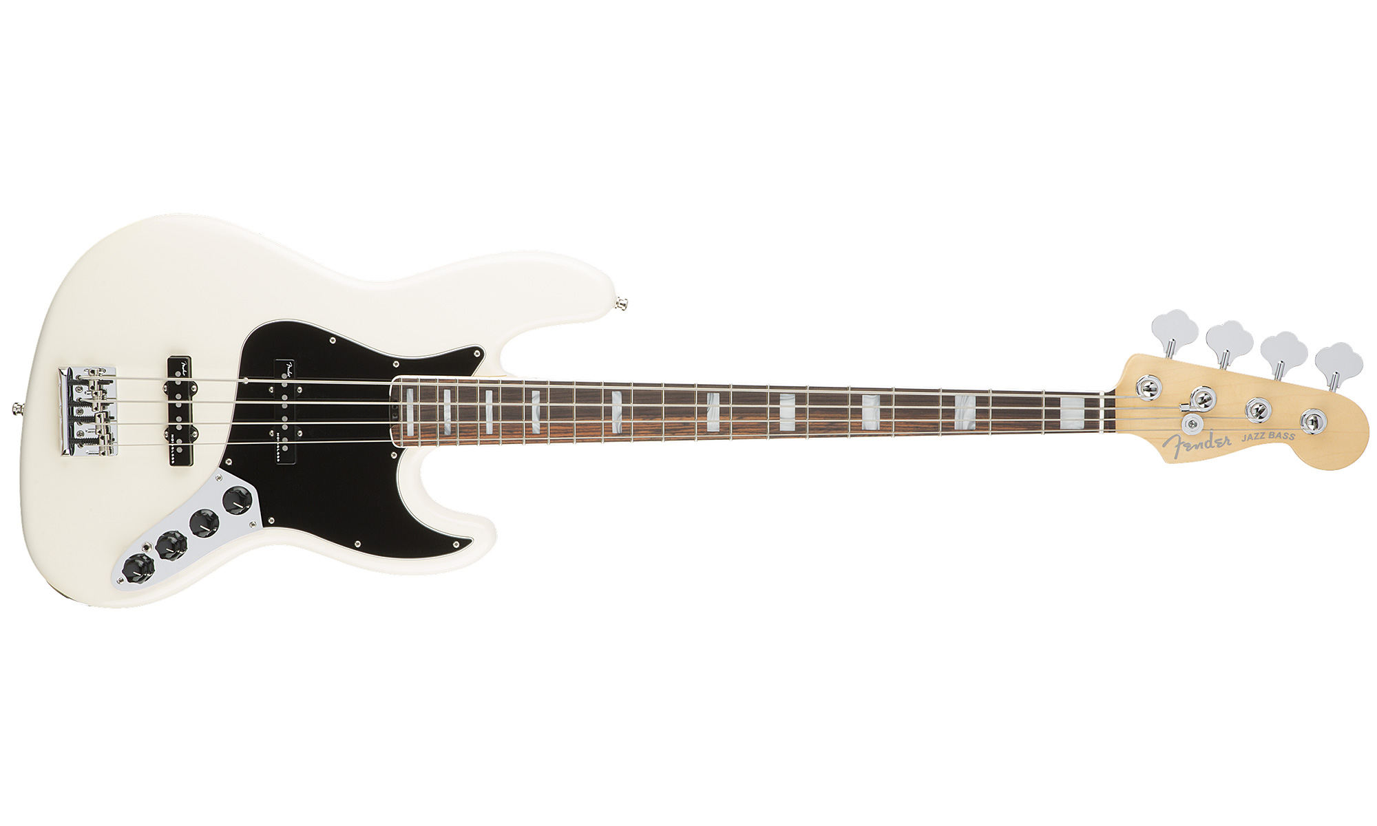 Fender Jazz Bass American Elite 2016 Usa Rw - Olympic White - Bajo eléctrico de cuerpo sólido - Variation 1