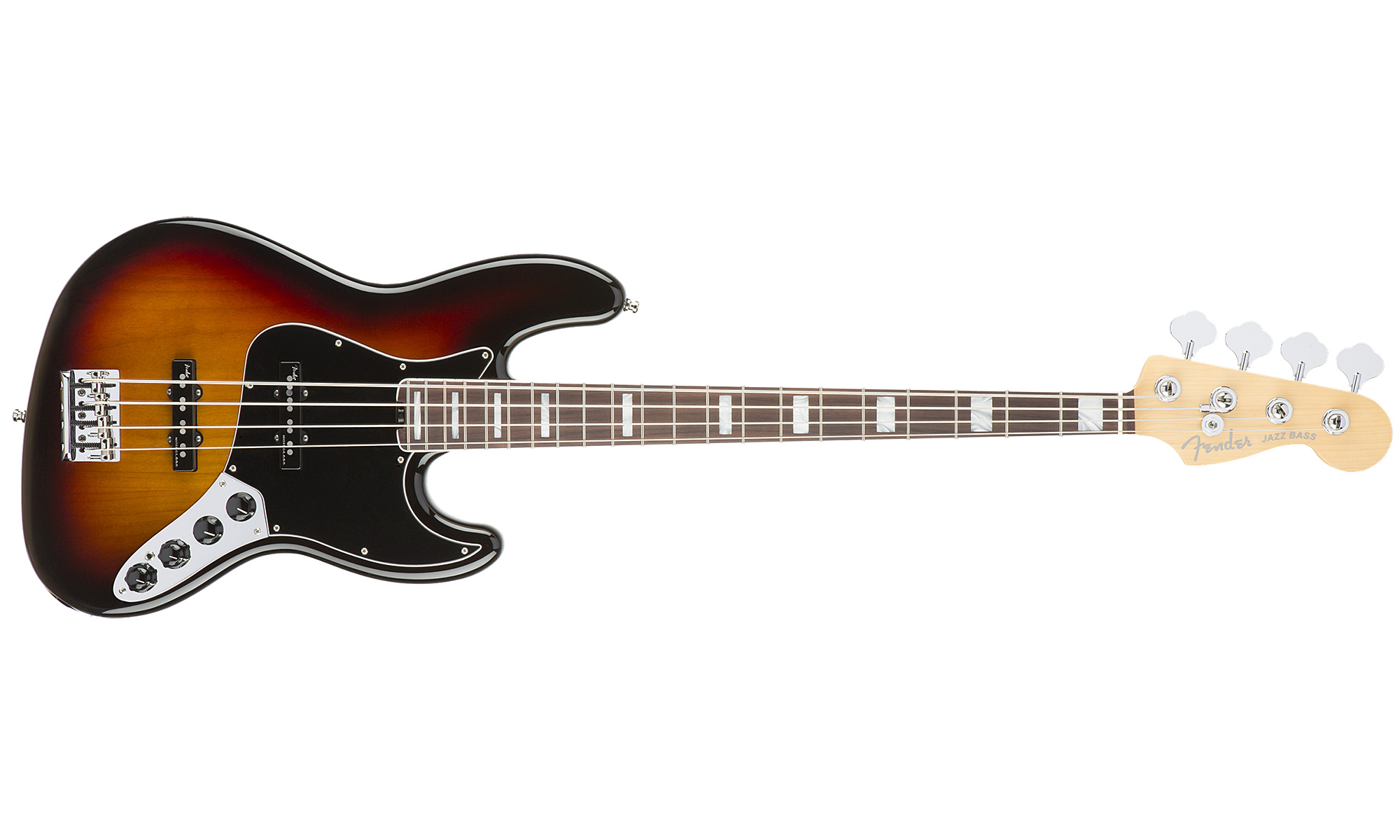 Fender Jazz Bass American Elite 2016 (usa, Rw) - 3-color Sunburst - Bajo eléctrico de cuerpo sólido - Variation 1