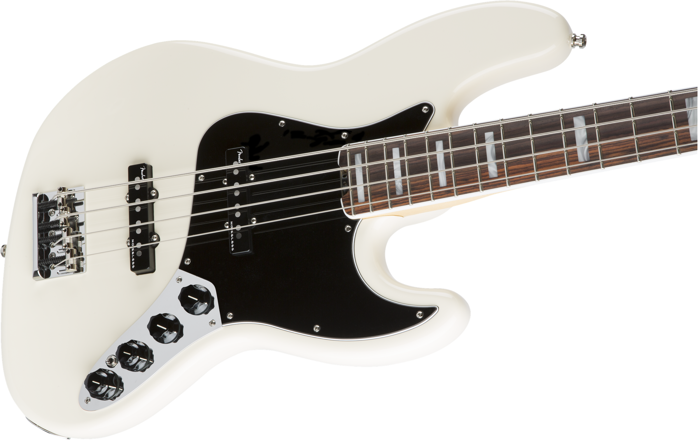 Fender Jazz Bass American Elite 2016 Usa Rw - Olympic White - Bajo eléctrico de cuerpo sólido - Variation 3