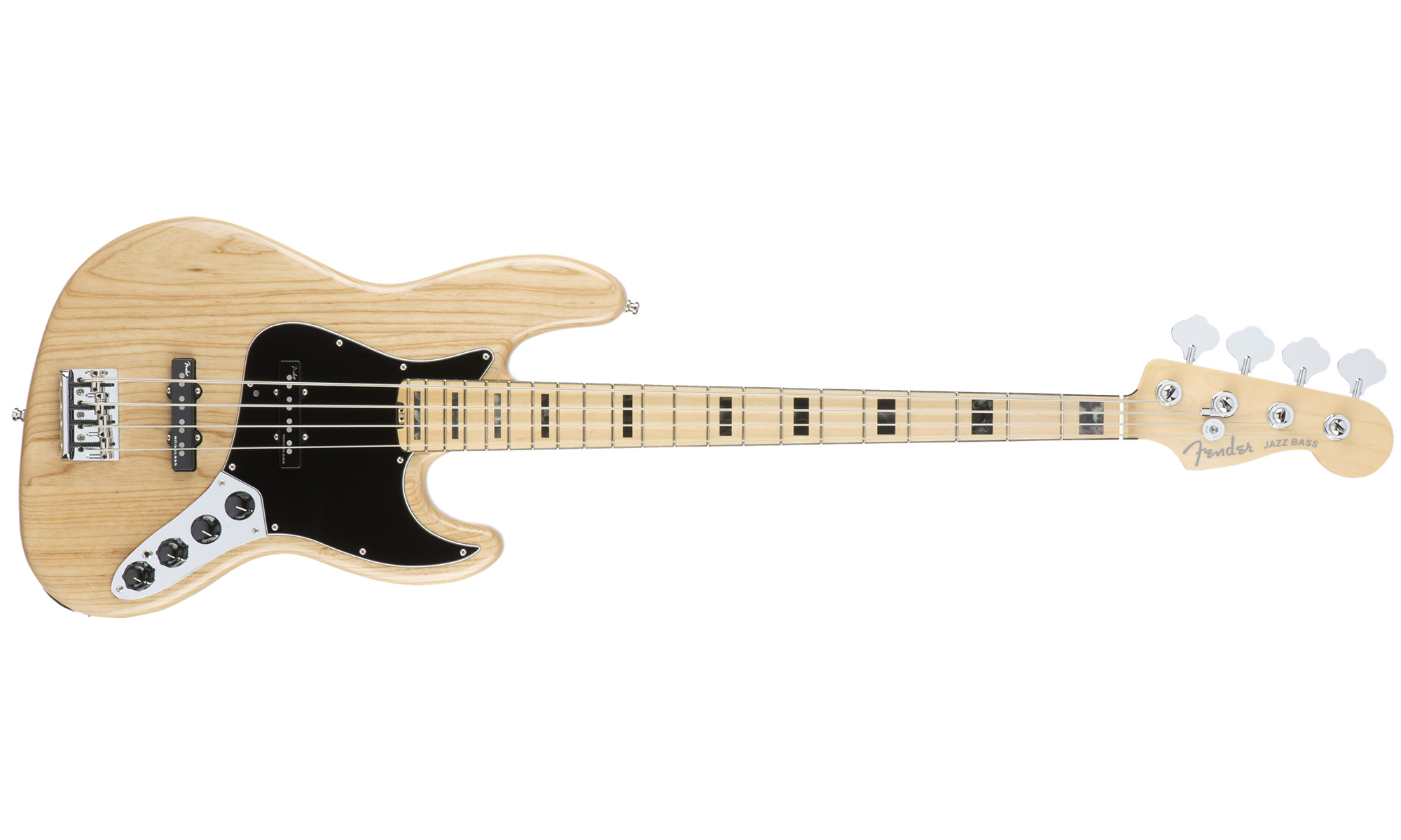 Fender Jazz Bass American Elite Ash 2016 (usa, Mn) - Natural - Bajo eléctrico de cuerpo sólido - Variation 1