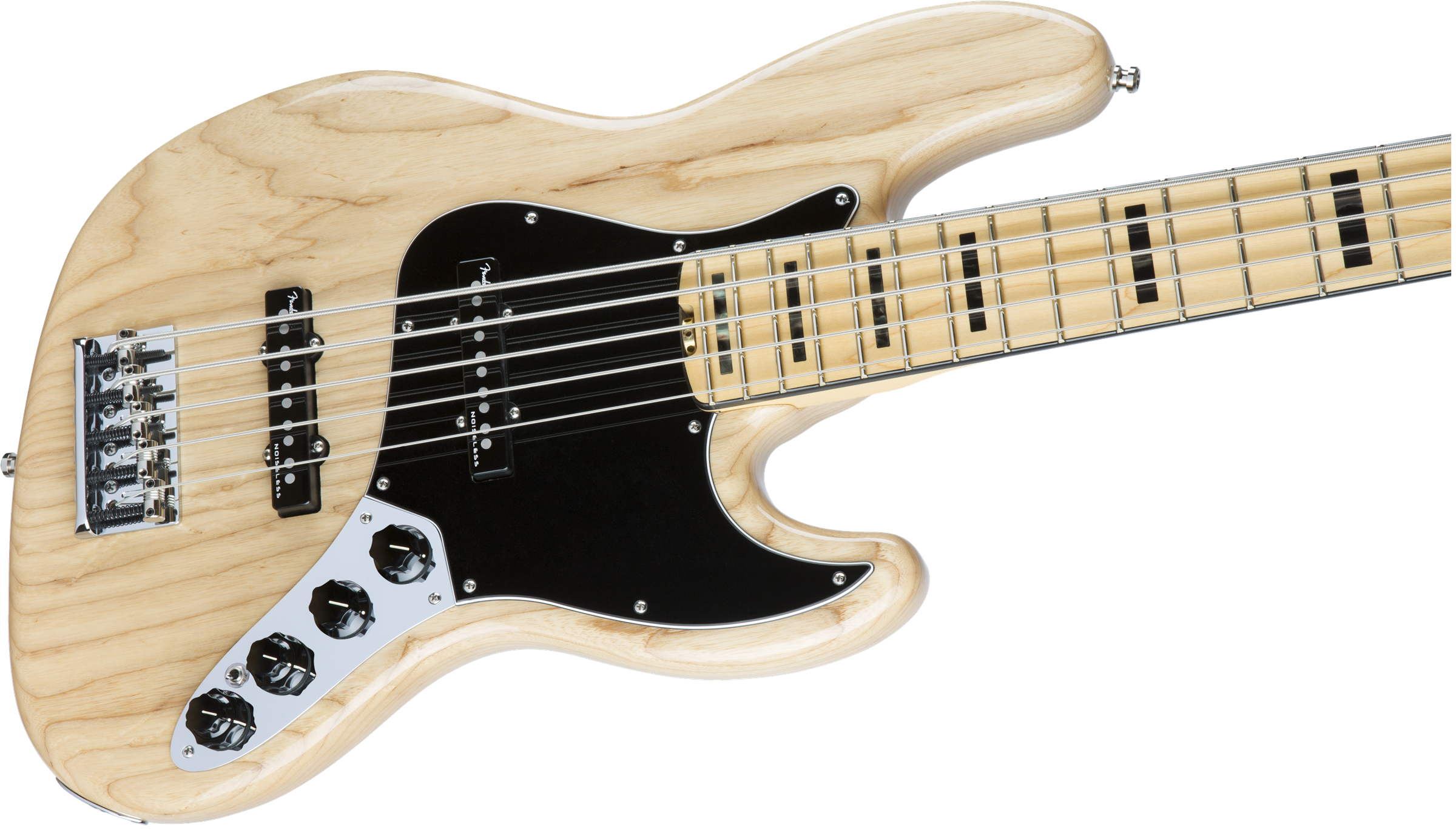 Fender Jazz Bass American Elite V Ash 5 Cordes 2016 (usa, Mn) - Natural - Bajo eléctrico de cuerpo sólido - Variation 3