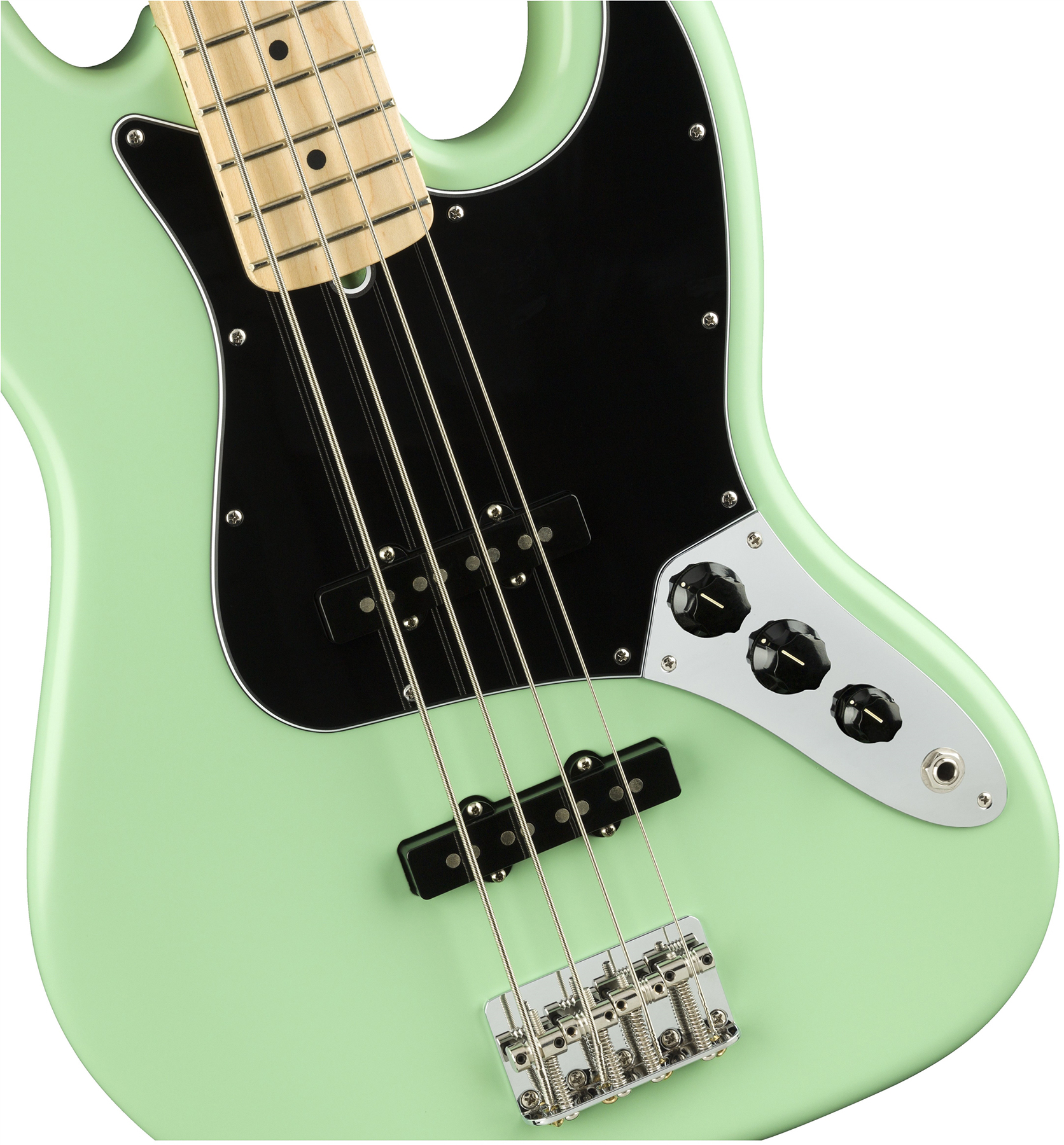 Fender Jazz Bass American Performer Usa Mn - Satin Surf Green - Bajo eléctrico de cuerpo sólido - Variation 1