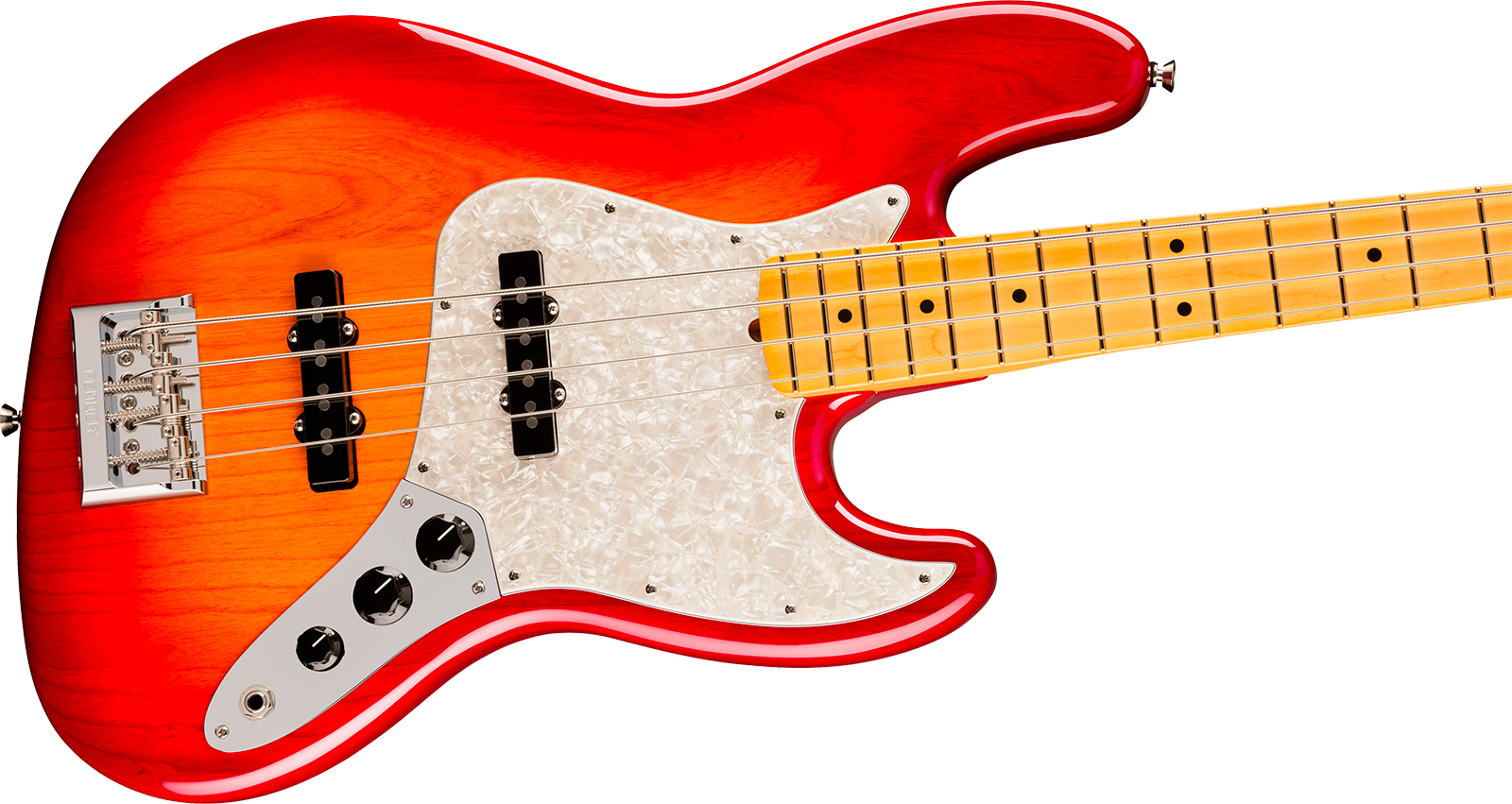Fender Jazz Bass American Pro. Usa Mn - Aged Cherry Burst - Bajo eléctrico de cuerpo sólido - Variation 2