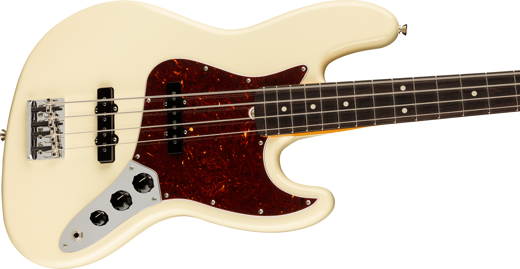 Fender Jazz Bass American Professional Ii Lh Gaucher Usa Rw - Olympic White - Bajo eléctrico de cuerpo sólido - Variation 2