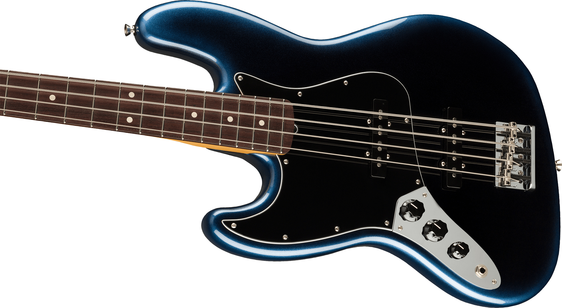 Fender Jazz Bass American Professional Ii Lh Gaucher Usa Rw - Dark Night - Bajo eléctrico de cuerpo sólido - Variation 2