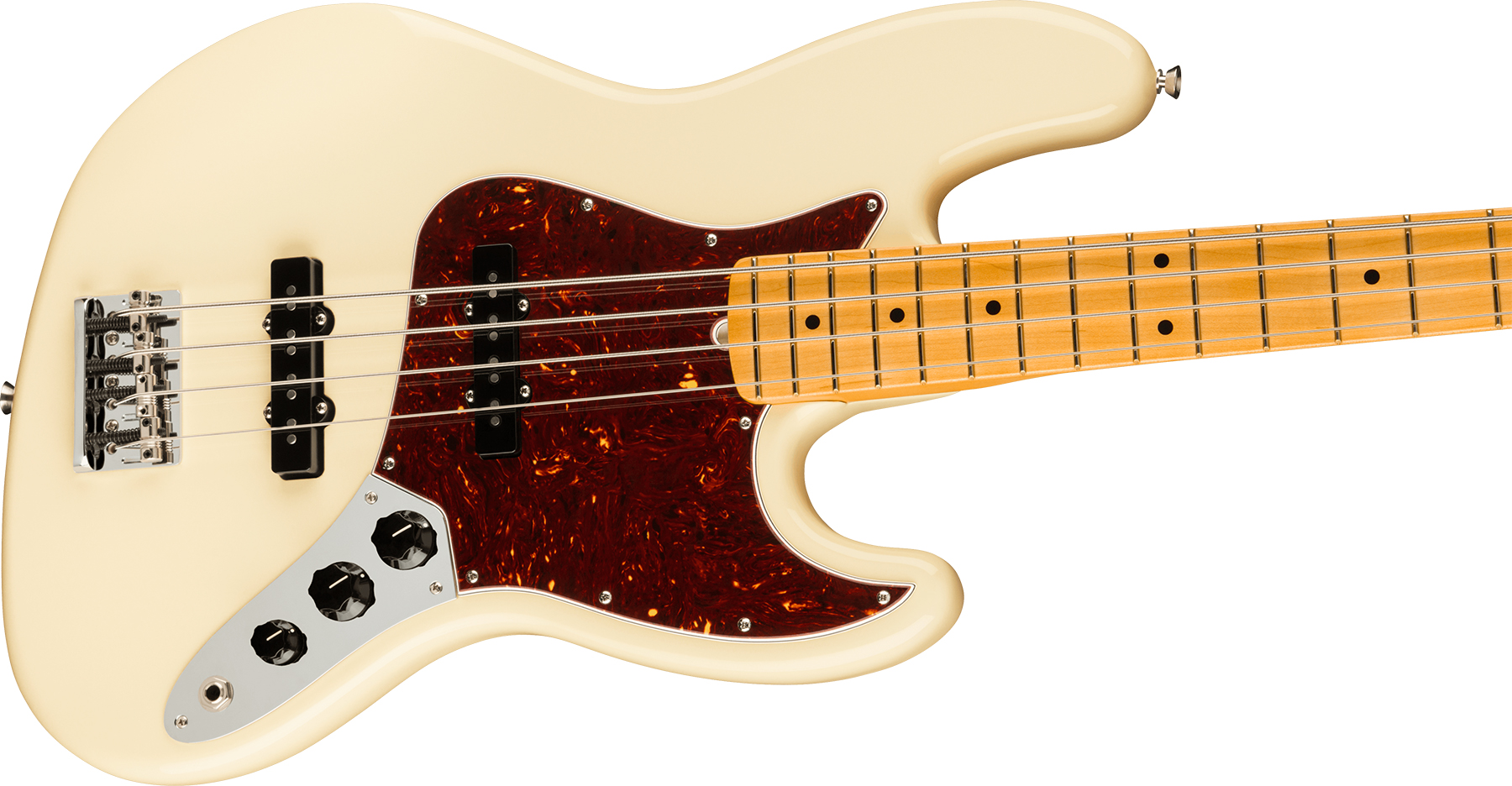Fender Jazz Bass American Professional Ii Usa Mn - Olympic White - Bajo eléctrico de cuerpo sólido - Variation 3