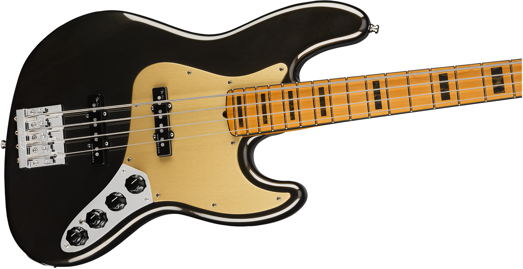 Fender Jazz Bass American Ultra 2019 Usa Mn - Texas Tea - Bajo eléctrico de cuerpo sólido - Variation 2
