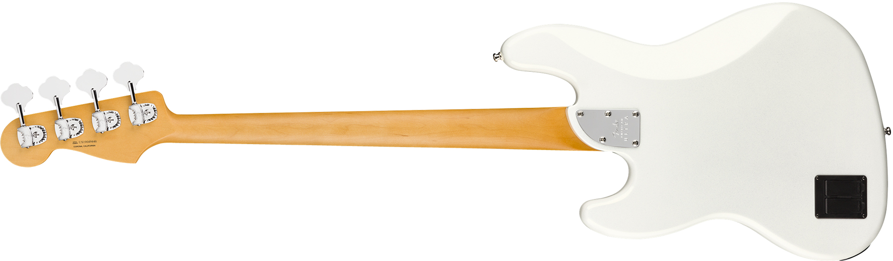 Fender Jazz Bass American Ultra 2019 Usa Rw - Arctic Pearl - Bajo eléctrico de cuerpo sólido - Variation 1