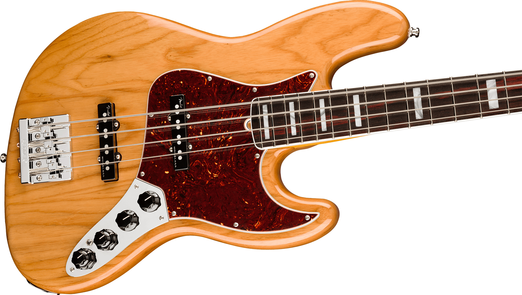 Fender Jazz Bass American Ultra 2019 Usa Rw - Aged Natural - Bajo eléctrico de cuerpo sólido - Variation 2