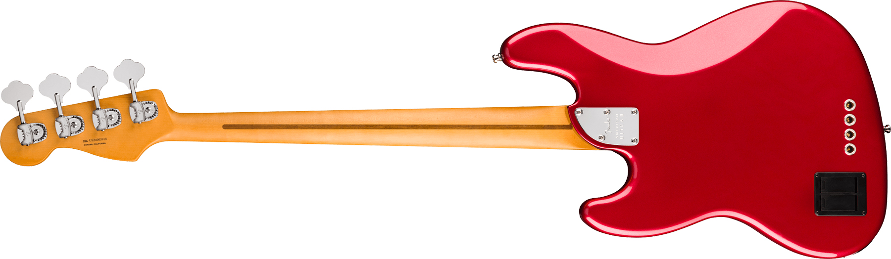 Fender Jazz Bass American Ultra Ii Usa Active Mn - Sinister Red - Bajo eléctrico de cuerpo sólido - Variation 1