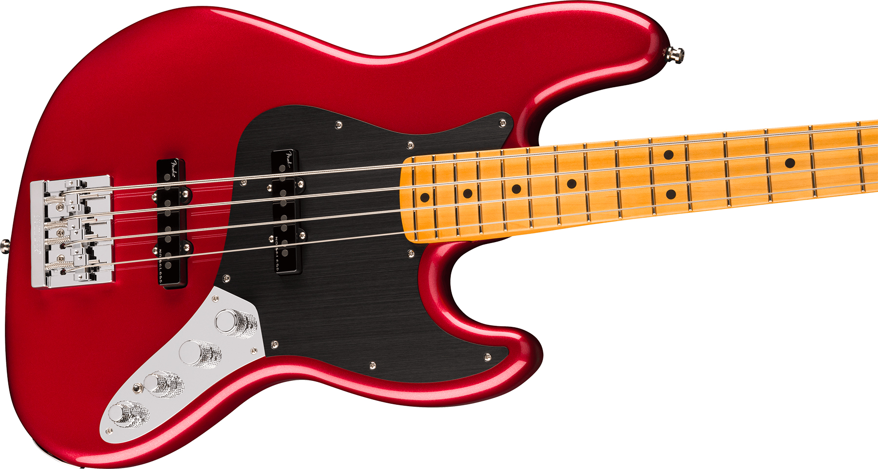 Fender Jazz Bass American Ultra Ii Usa Active Mn - Sinister Red - Bajo eléctrico de cuerpo sólido - Variation 2