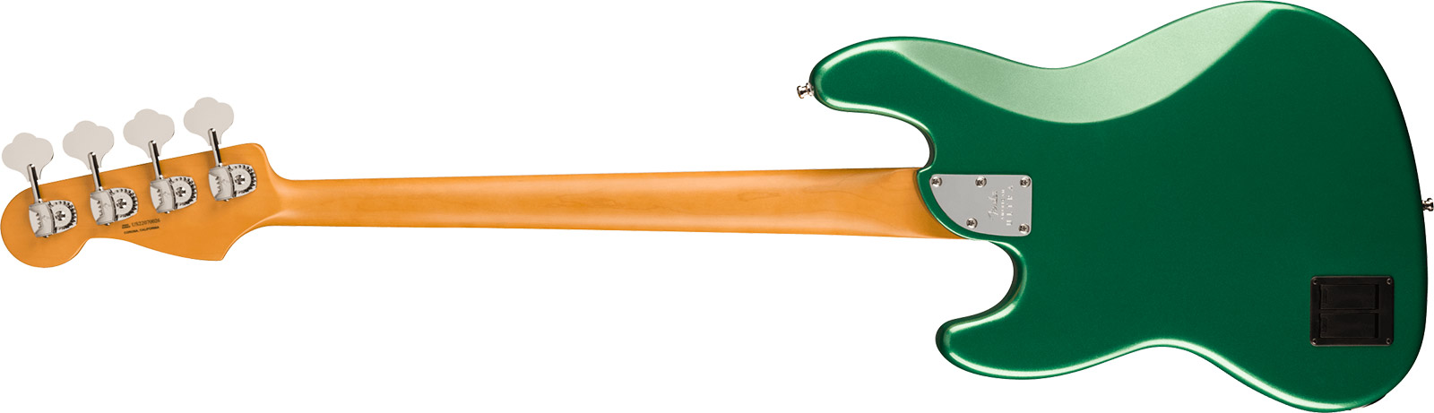 Fender Jazz Bass American Ultra Ltd Usa Active Eb - Mystic Pine Green - Bajo eléctrico de cuerpo sólido - Variation 1