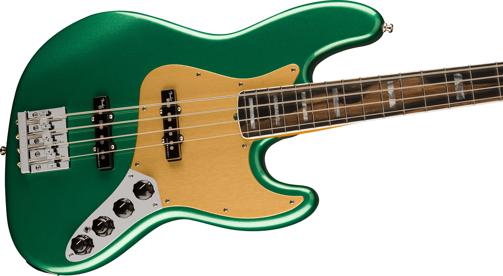 Fender Jazz Bass American Ultra Ltd Usa Active Eb - Mystic Pine Green - Bajo eléctrico de cuerpo sólido - Variation 2