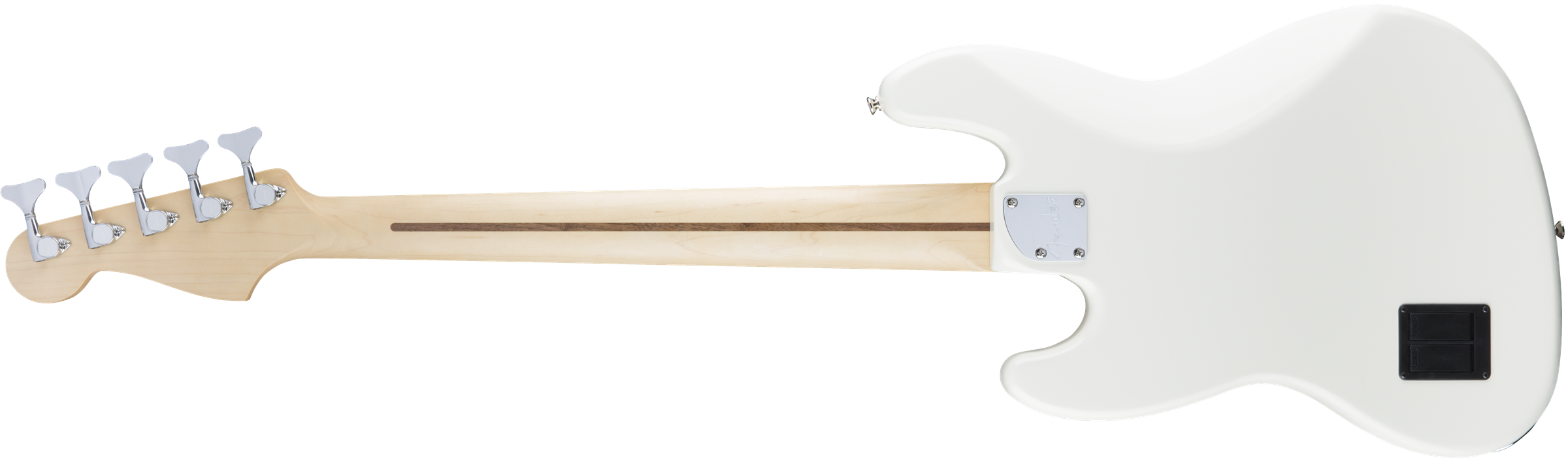 Fender Jazz Bass Deluxe Active Pf - Olympic White - Bajo eléctrico de cuerpo sólido - Variation 1
