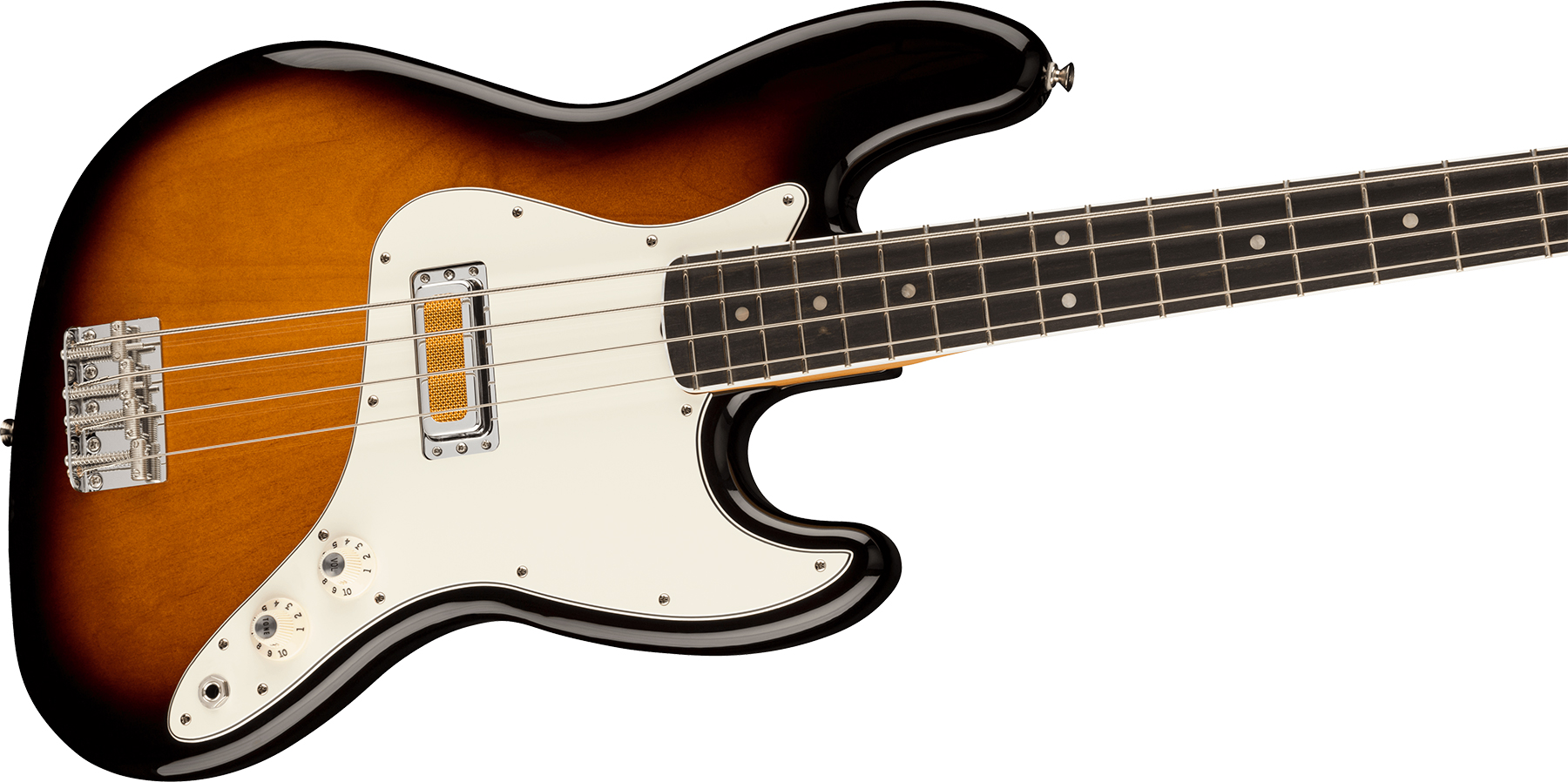 Fender Jazz Bass Gold Foil Ltd Mex Eb - 2-color Sunburst - Bajo eléctrico de cuerpo sólido - Variation 2