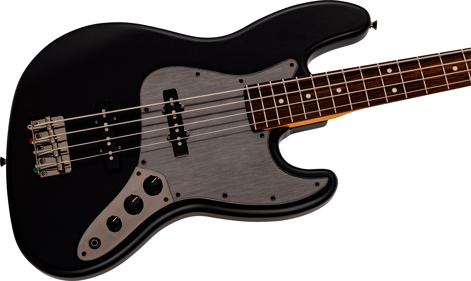 Fender Jazz Bass Hybrid Ii Mij Ltd Jap Rw - Matte Phantom Black - Bajo eléctrico de cuerpo sólido - Variation 2