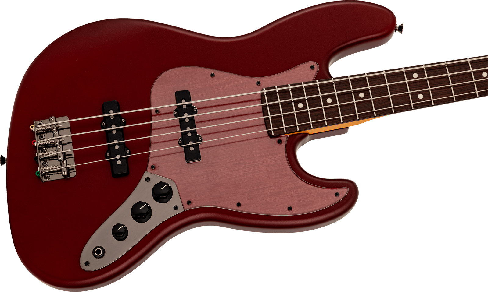 Fender Jazz Bass Hybrid Ii Mij Ltd Jap Rw - Matte Inferno Red - Bajo eléctrico de cuerpo sólido - Variation 2