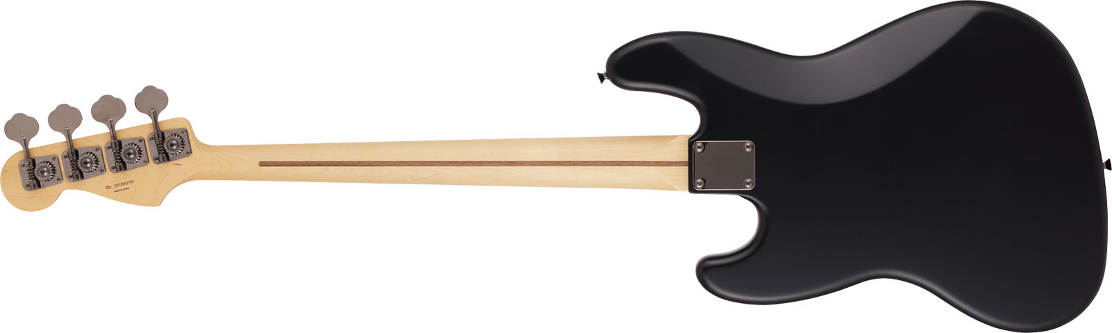 Fender Jazz Bass Noir Hybrid Ii Mij Jap 2s Trem Rw - Black Satin - Bajo eléctrico de cuerpo sólido - Variation 1