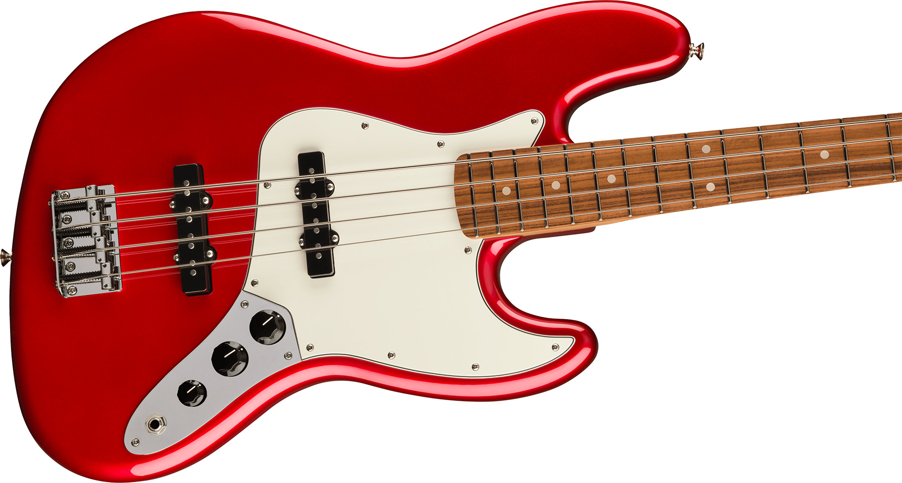 Fender Jazz Bass Player Mex 2023 Pf - Candy Apple Red - Bajo eléctrico de cuerpo sólido - Variation 2