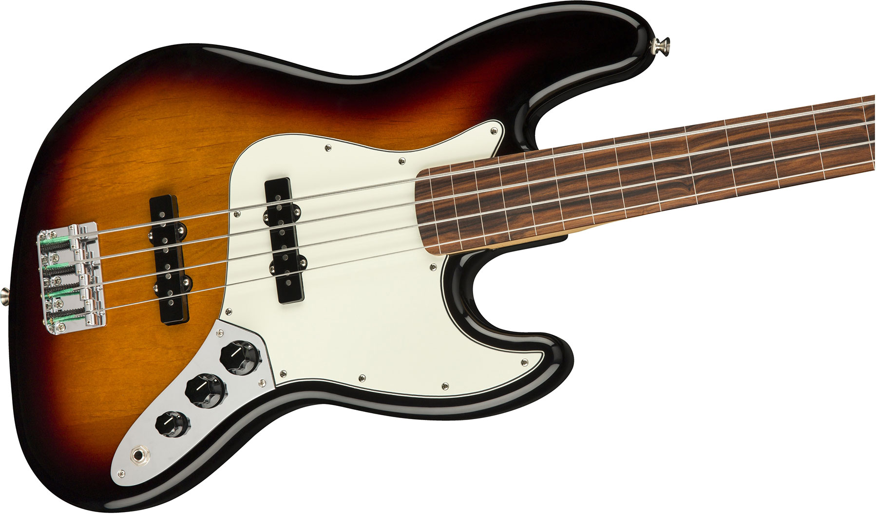 Fender Jazz Bass Player Fretless Mex Pf - 3-color Sunburst - Bajo eléctrico de cuerpo sólido - Variation 2