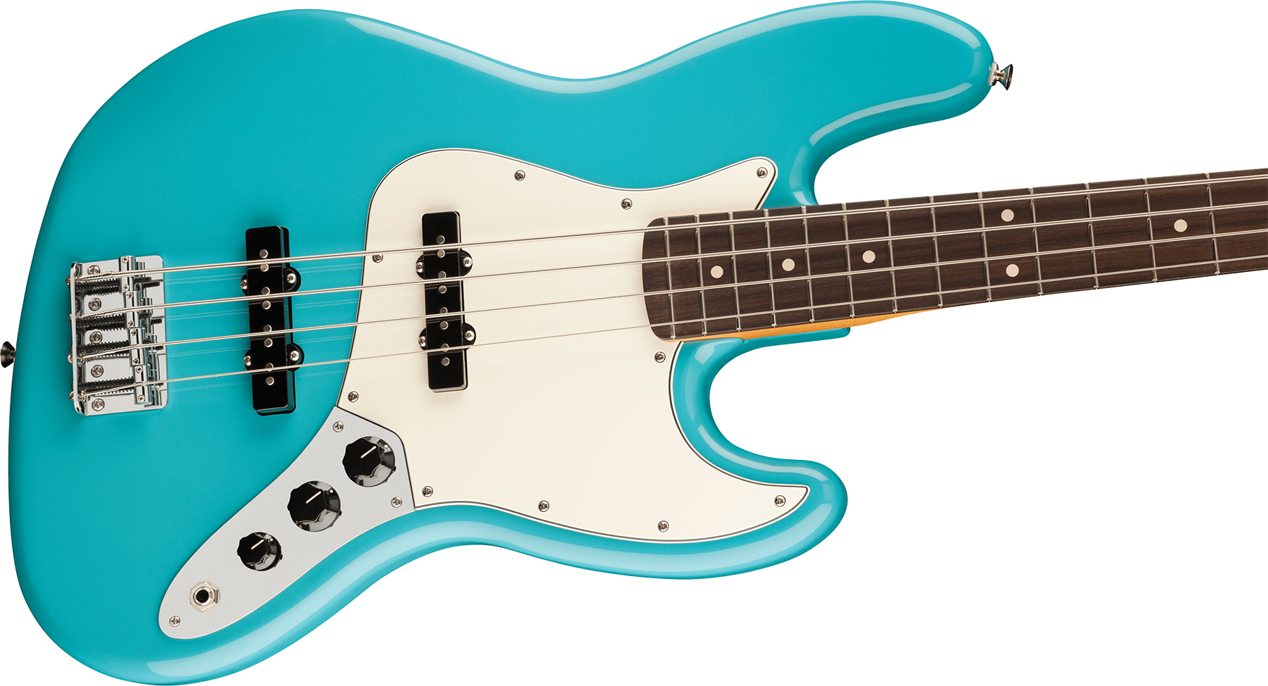 Fender Jazz Bass Player Ii Mex Rw - Aquatone Blue - Bajo eléctrico de cuerpo sólido - Variation 2