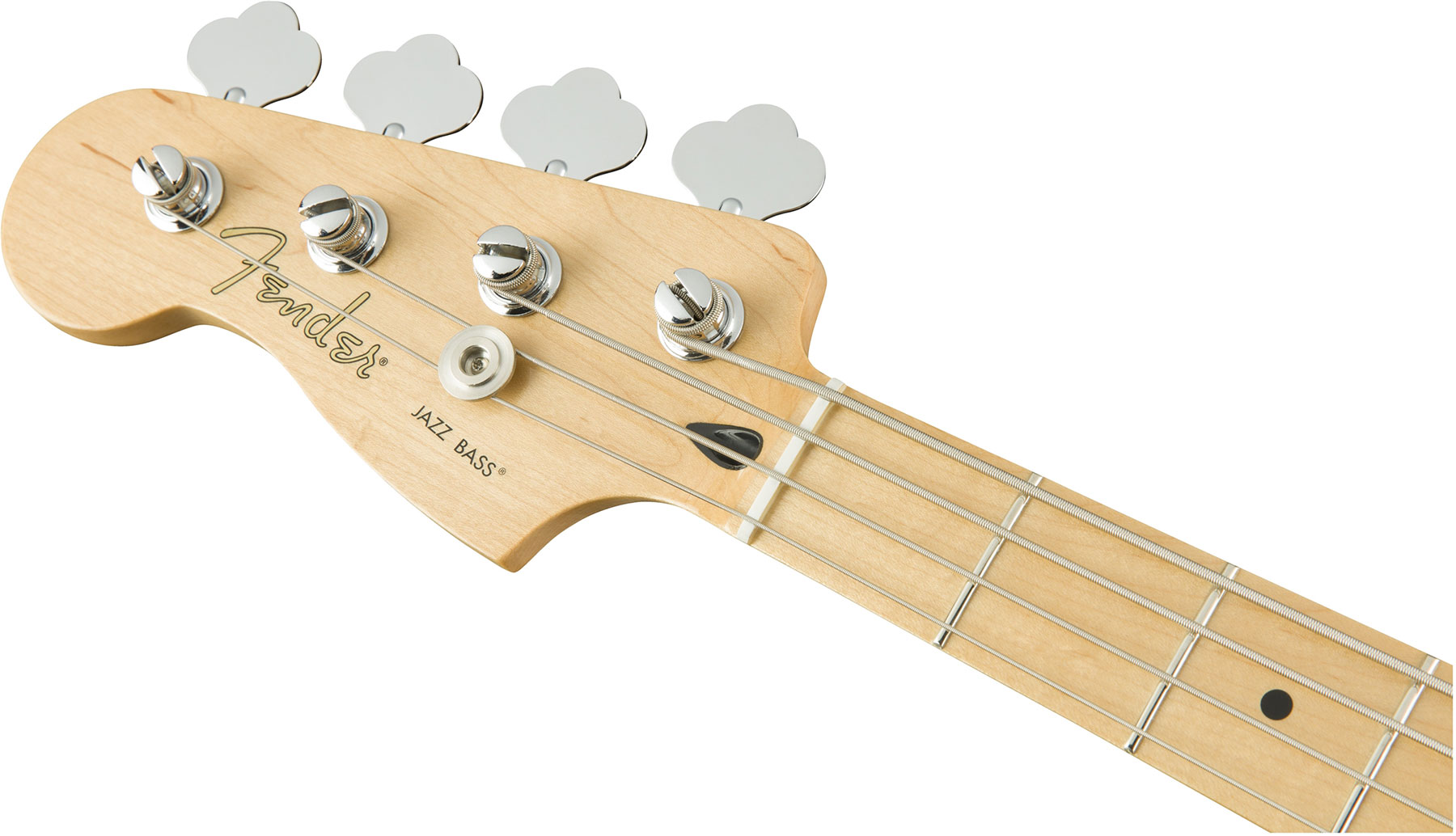 Fender Jazz Bass Player Lh Gaucher Mex Mn - Polar White - Bajo eléctrico de cuerpo sólido - Variation 3