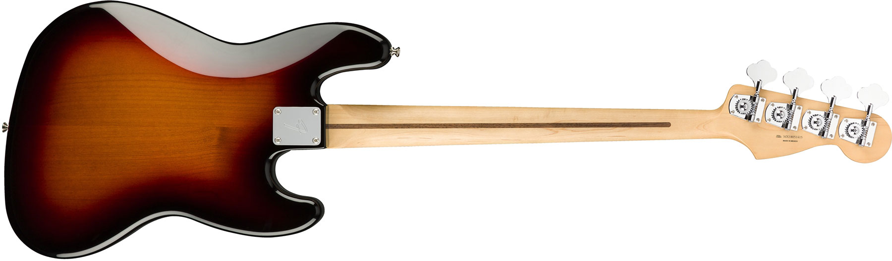 Fender Jazz Bass Player Lh Gaucher Mex Pf - 3-color Sunburst - Bajo eléctrico de cuerpo sólido - Variation 1