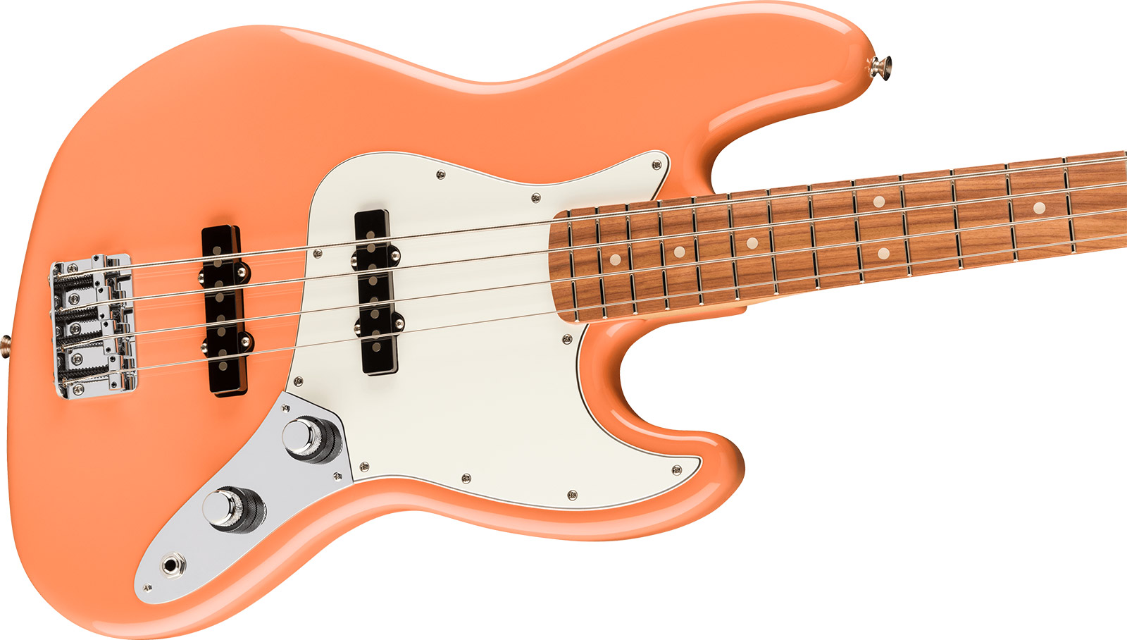 Fender Jazz Bass Player Mex Ltd Pf - Pacific Peach - Bajo eléctrico de cuerpo sólido - Variation 2