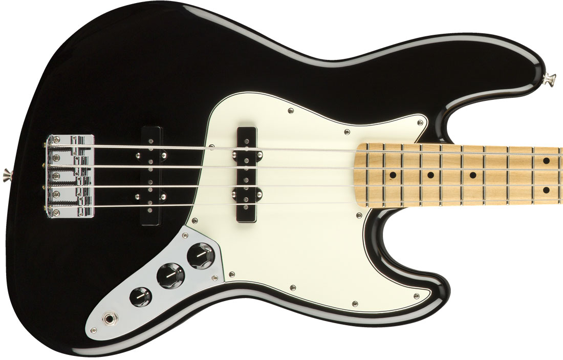 Fender Jazz Bass Player Mex Mn - Black - Bajo eléctrico de cuerpo sólido - Variation 1