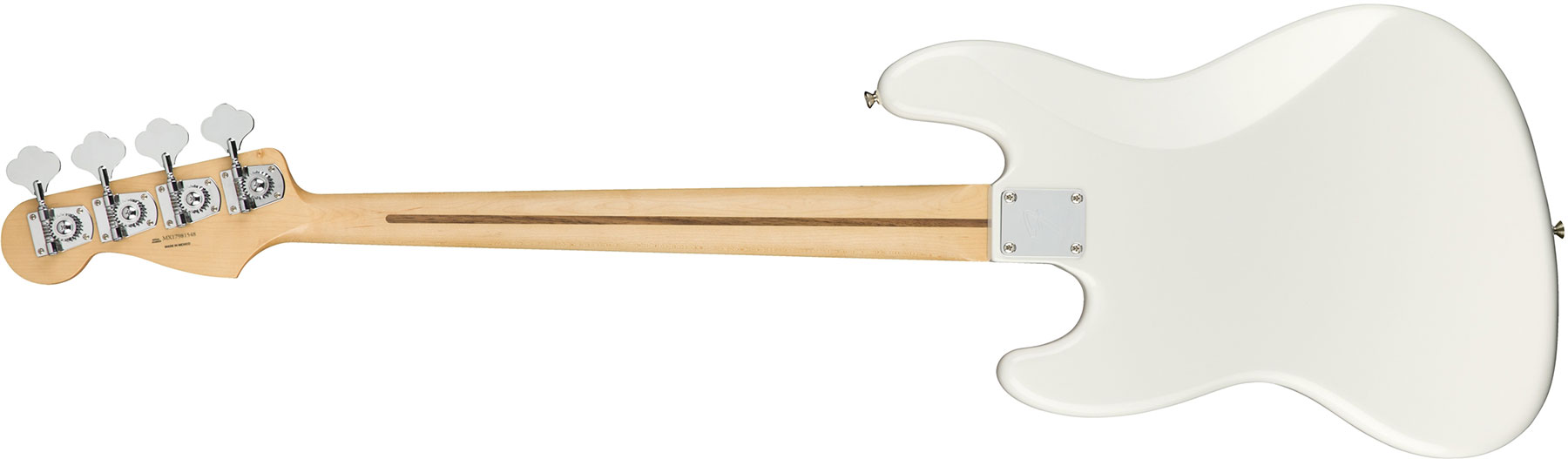 Fender Jazz Bass Player Mex Mn - Polar White - Bajo eléctrico de cuerpo sólido - Variation 1