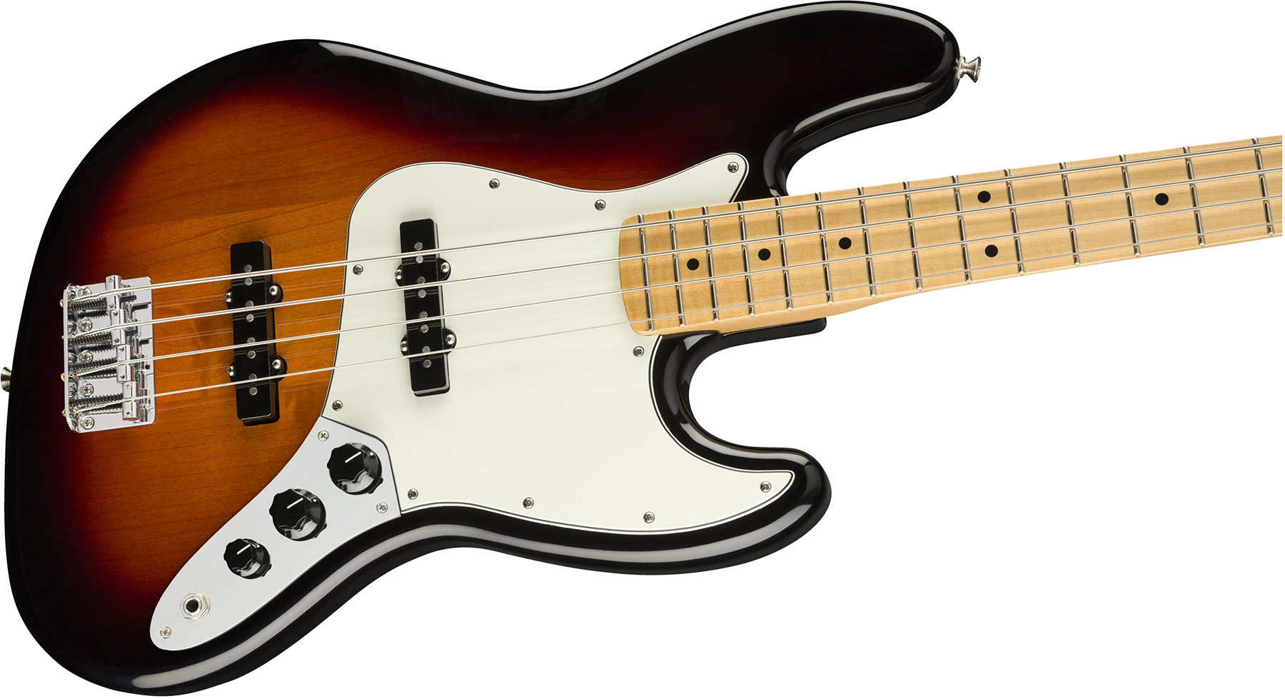 Fender Jazz Bass Player Mex Mn - 3-color Sunburst - Bajo eléctrico de cuerpo sólido - Variation 2