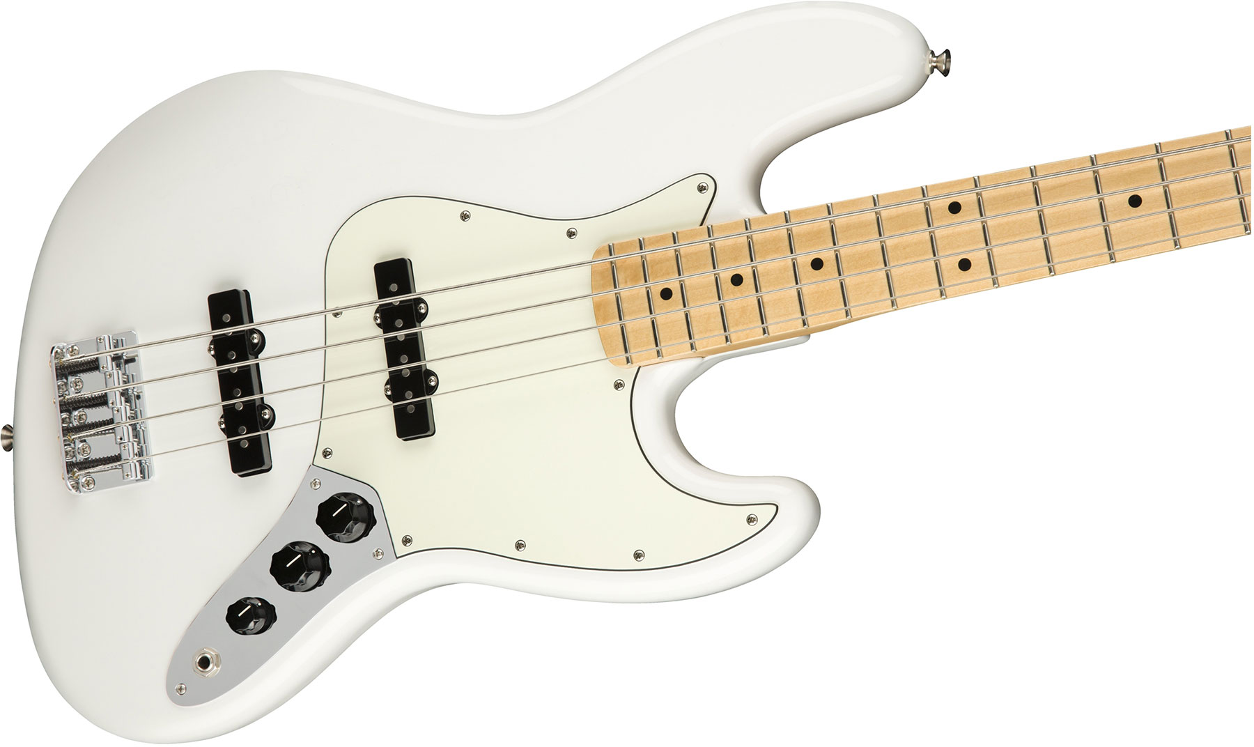 Fender Jazz Bass Player Mex Mn - Polar White - Bajo eléctrico de cuerpo sólido - Variation 2